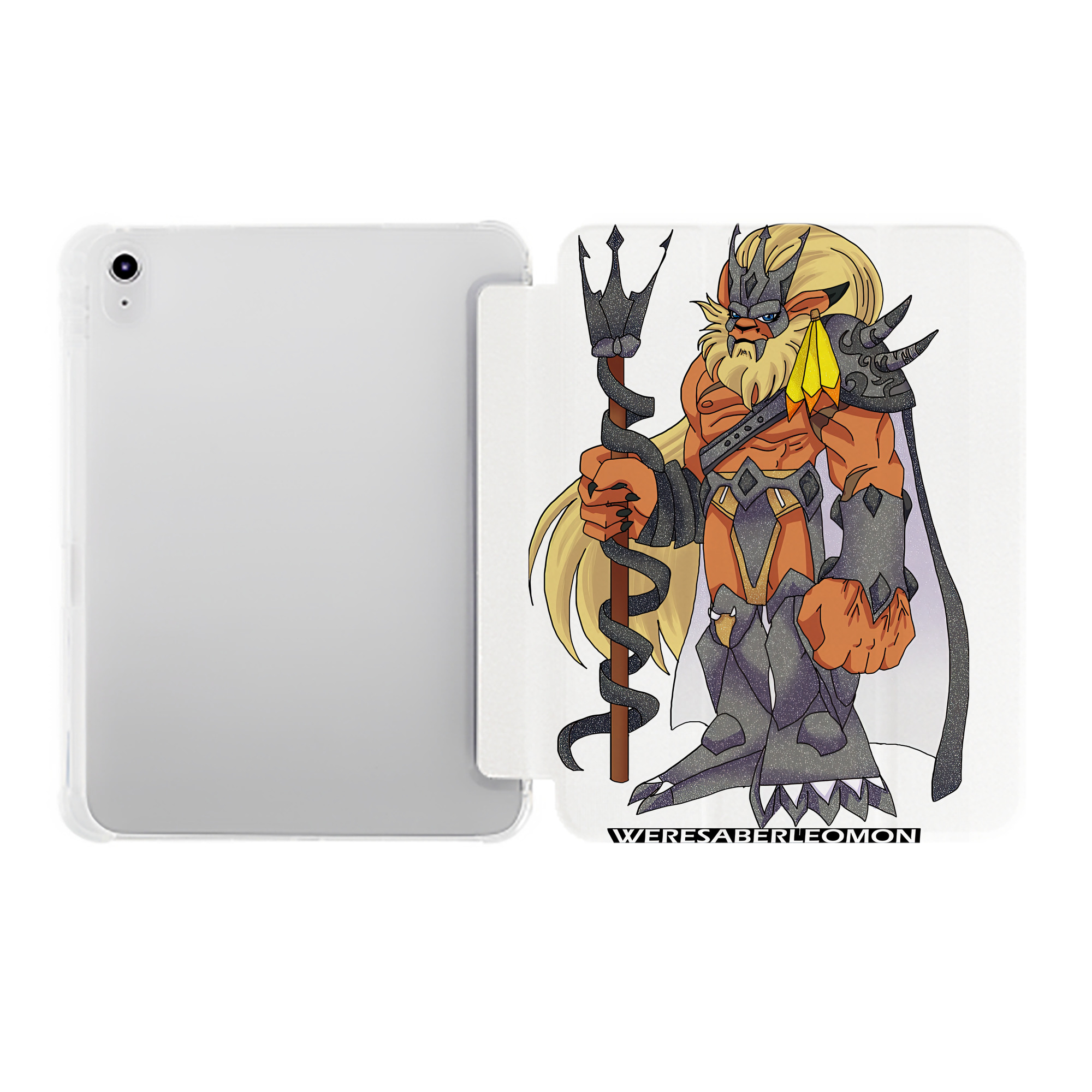 （画像用） Digimon デジタルモンスター/デジモン IPad ケース ペン収納付き 三つ折りスタンド PUレザー×シリコン 対応機種9.5/10.5/10.9インチ